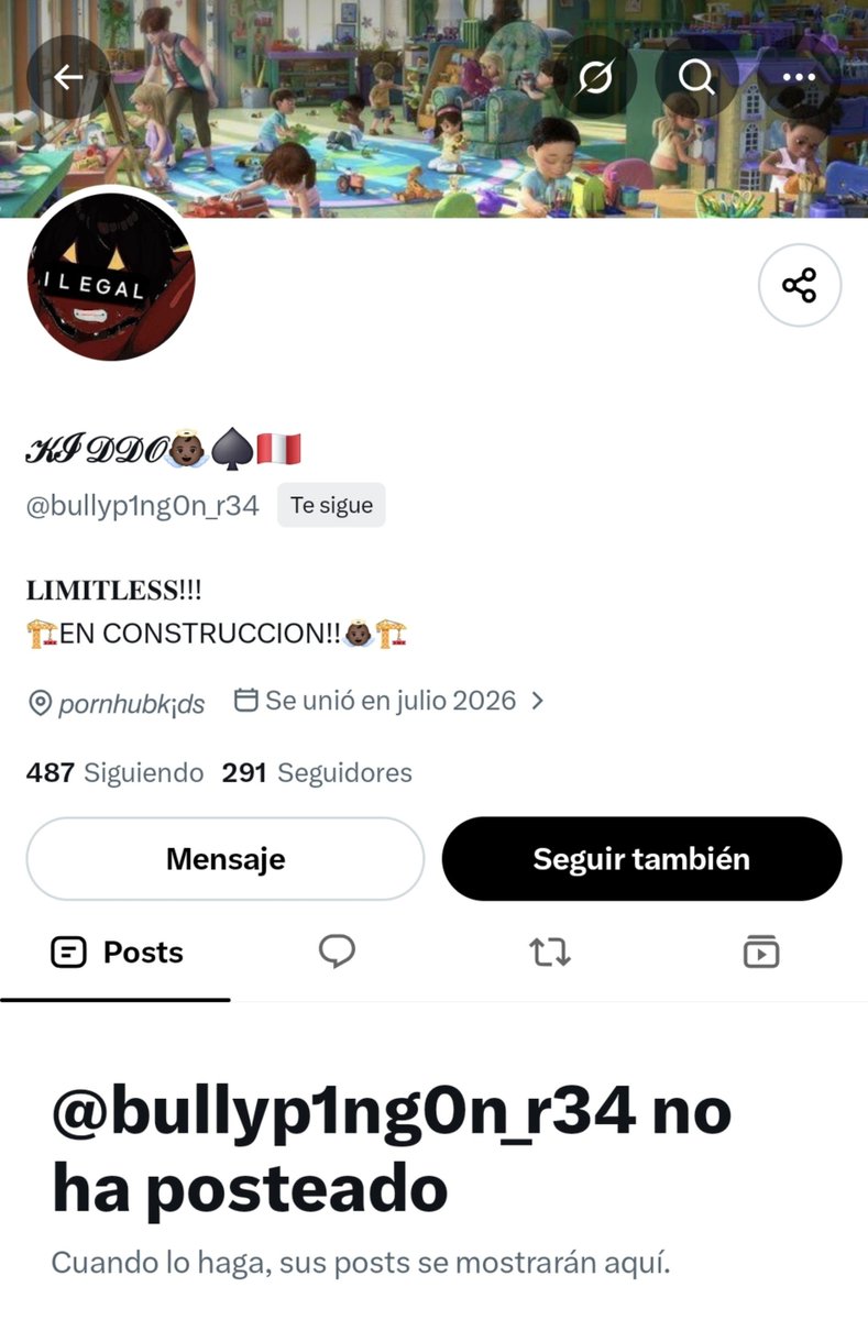 amordecisnes's tweet photo. Esta cuenta se basa en la pornografía infantil. Por favor, den RT para difundir y denuncien esta asquerosidad. https://t.co/XeemOy3XQT