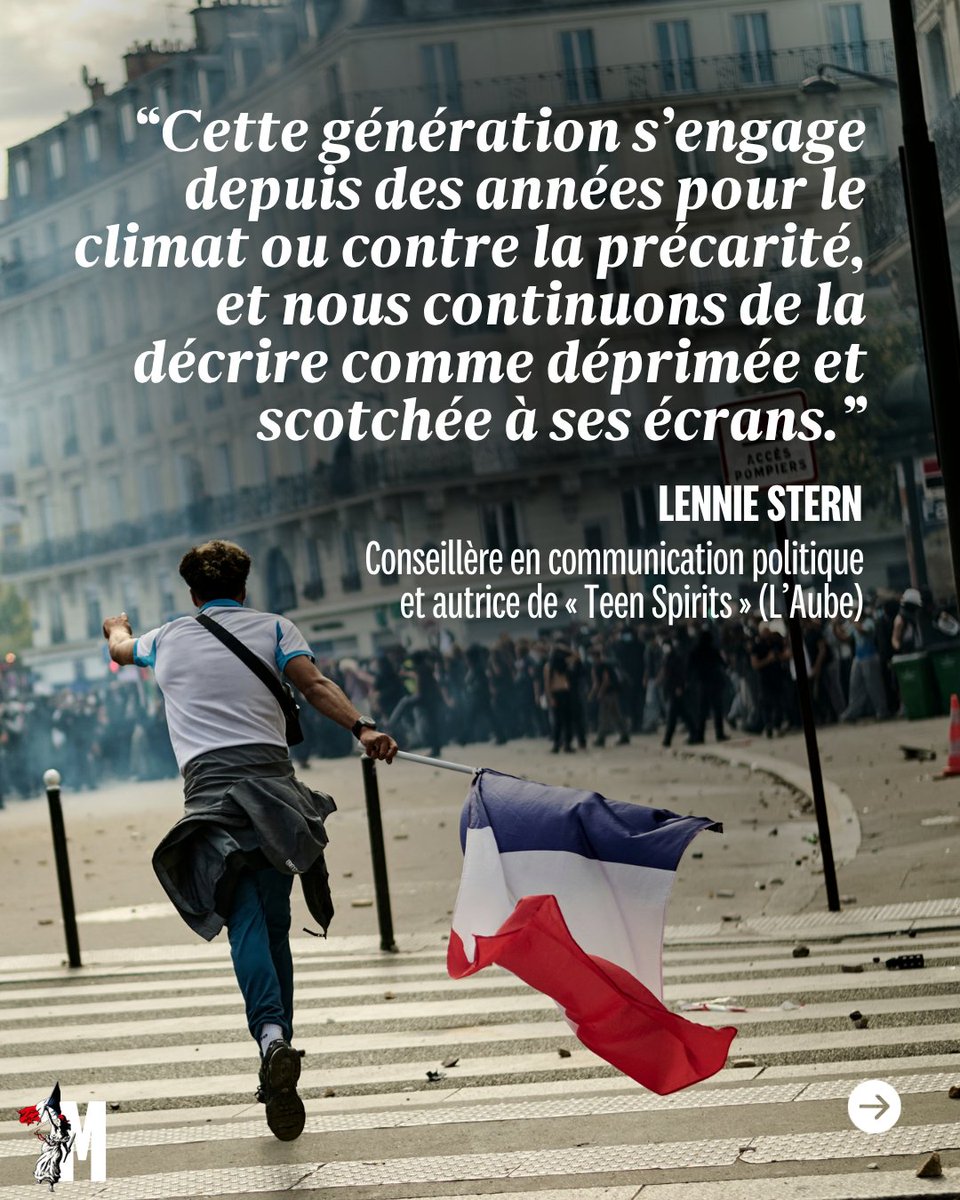 MarianneleMag's tweet photo. ENTRETIEN. Mouvement lycéen : "C’est peut-être la génération la plus engagée depuis Mai-68", selon Lennie Stern👇 https://t.co/8wMGK3otSX @K_Boucaud https://t.co/e2pVJKHR2U