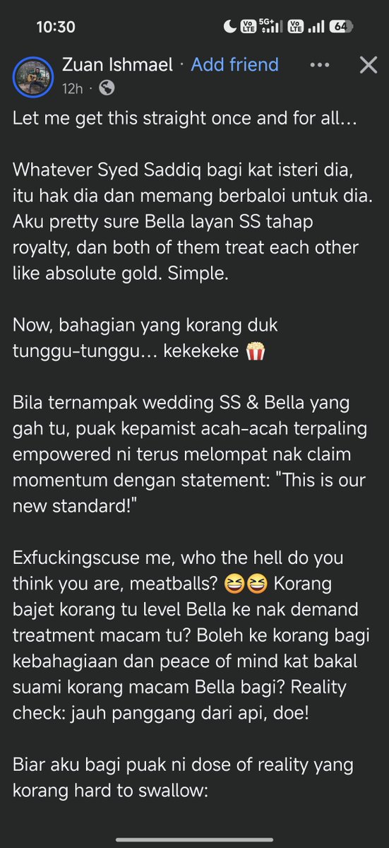 superwhitesia's tweet photo. Saw this on FB.

Guys (and girls), let's just say social media is only what ppl wanna show you k. You really dunno what goes on when the cameras ain't rollin'.

Girls, SS is hardly the angel you think he is. For Bella's sake I hope he's a changed man, she's been through enough. https://t.co/foOUFyae1s