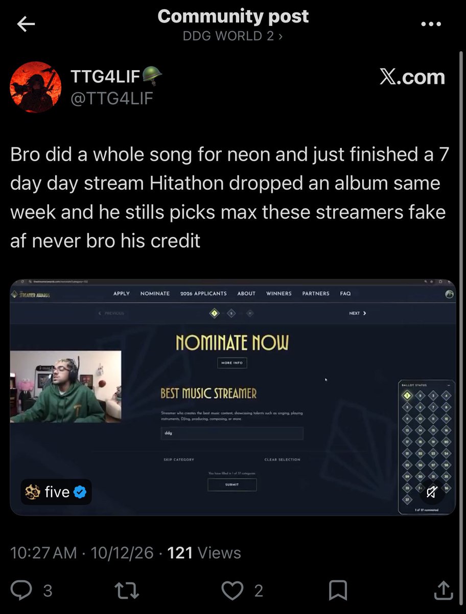 fivefivefifty's tweet photo. “we at ddgworld don’t care about awards”

ddgworld: https://t.co/EAQNwQaS2L