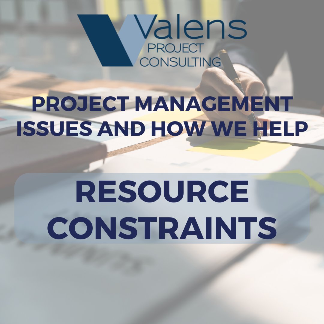 ValensPC's tweet photo. Limited availability of skilled personnel, equipment, or budget can hinder project progress.

Valens helps optimize resource allocation, identify potential bottlenecks, and explore alternative solutions such as outsourcing or resourcing strategies.

Reach out today to manage your resource constraints as efficiently as possible!

#projectmanagement #continuousimprovement #resourceconstraints