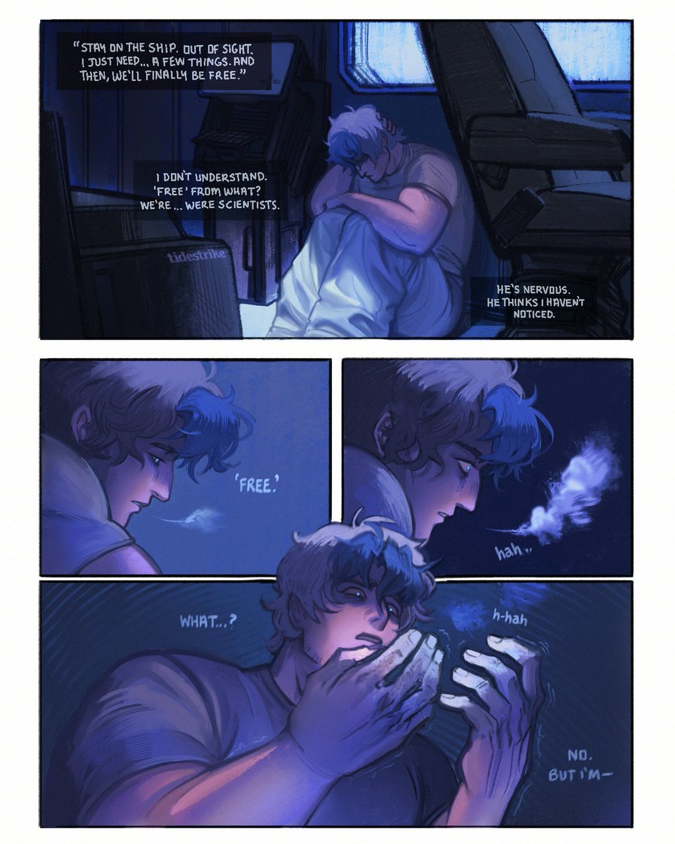 tide_strike's tweet photo. freshly thawed. 🧊 a one-shot #skystar comic to start off my humanformers series! 🏃‍♂️

#transformers #starscream #skyfire #maccadams https://t.co/99agPpD1sM