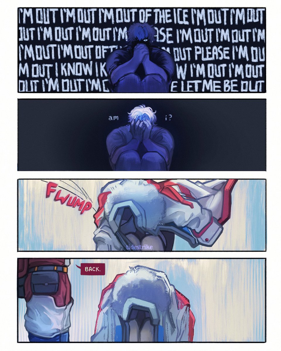tide_strike's tweet photo. freshly thawed. 🧊 a one-shot #skystar comic to start off my humanformers series! 🏃‍♂️

#transformers #starscream #skyfire #maccadams https://t.co/99agPpD1sM