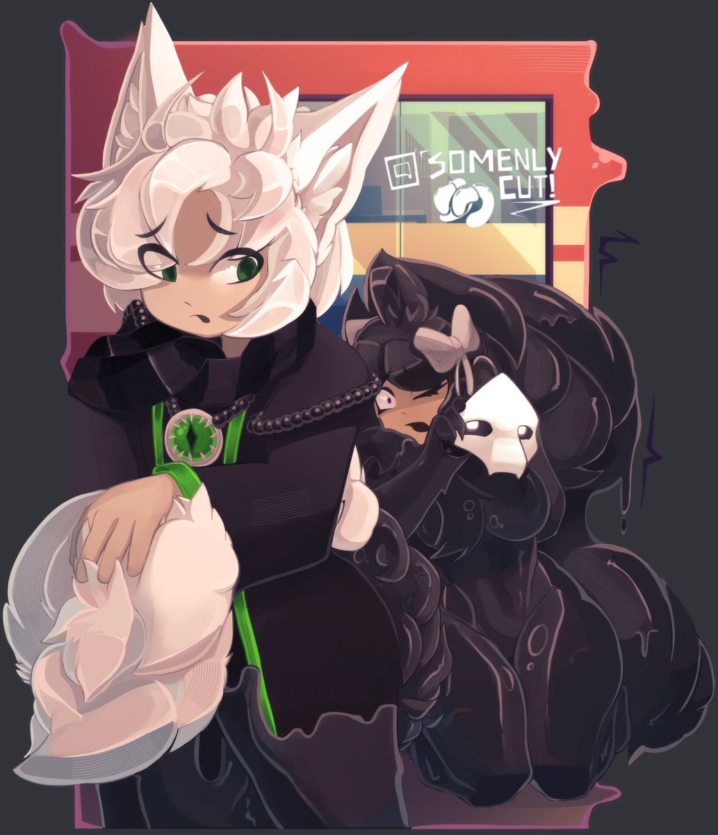SomenlyCut's tweet photo. Some fresh art AFTER SO MUCH TIME OMFG! transfur sequence :3!

#changed #furry #darklatex #Puro #furryart #transfur #transformation https://t.co/TomwKojRVA