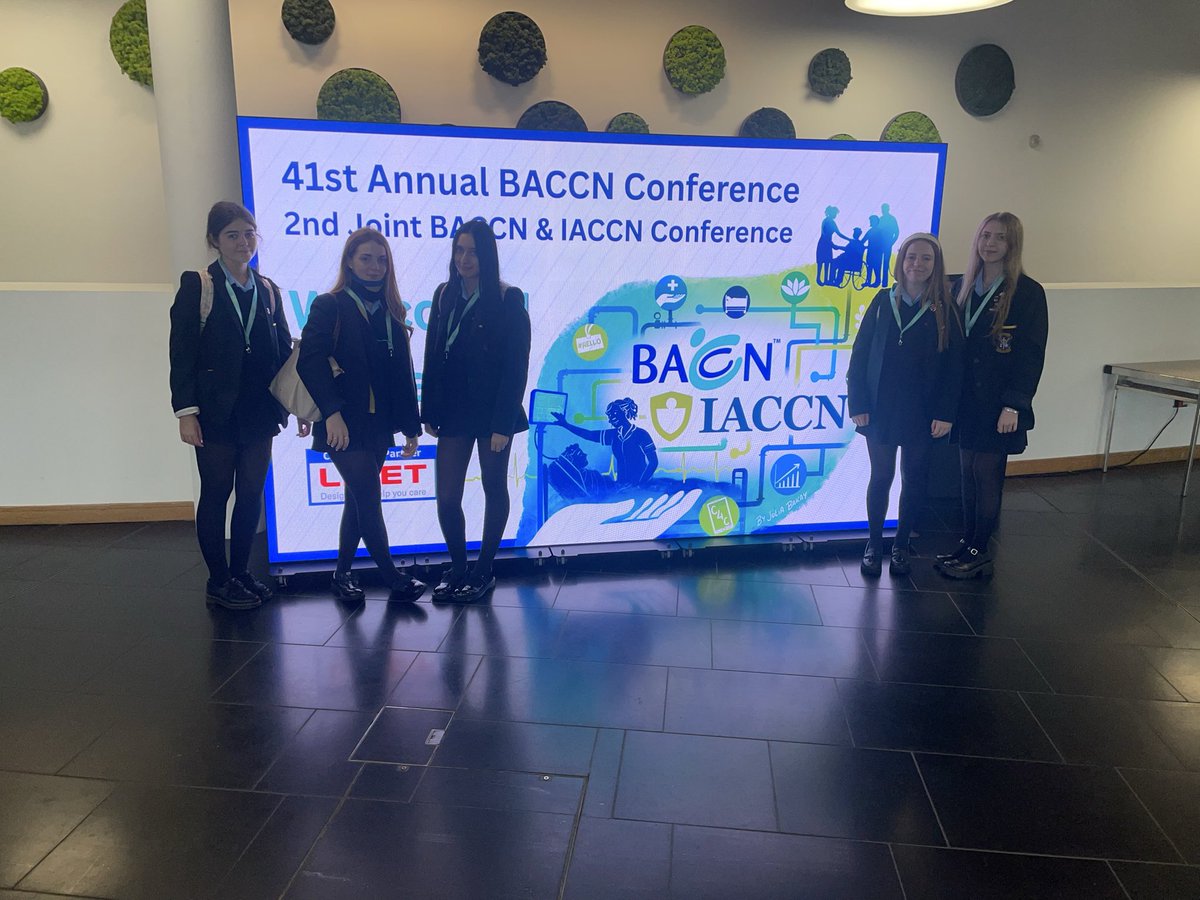 devlin_orlagh's tweet photo. Today a group of Year 13 pupils attended the BACCN Annual Nursing Conference at the ICC Belfast. They were able to hear from registered nurses and there was an exhibition followed by a CPR workshop @_stgens https://t.co/XukcnVKyyt