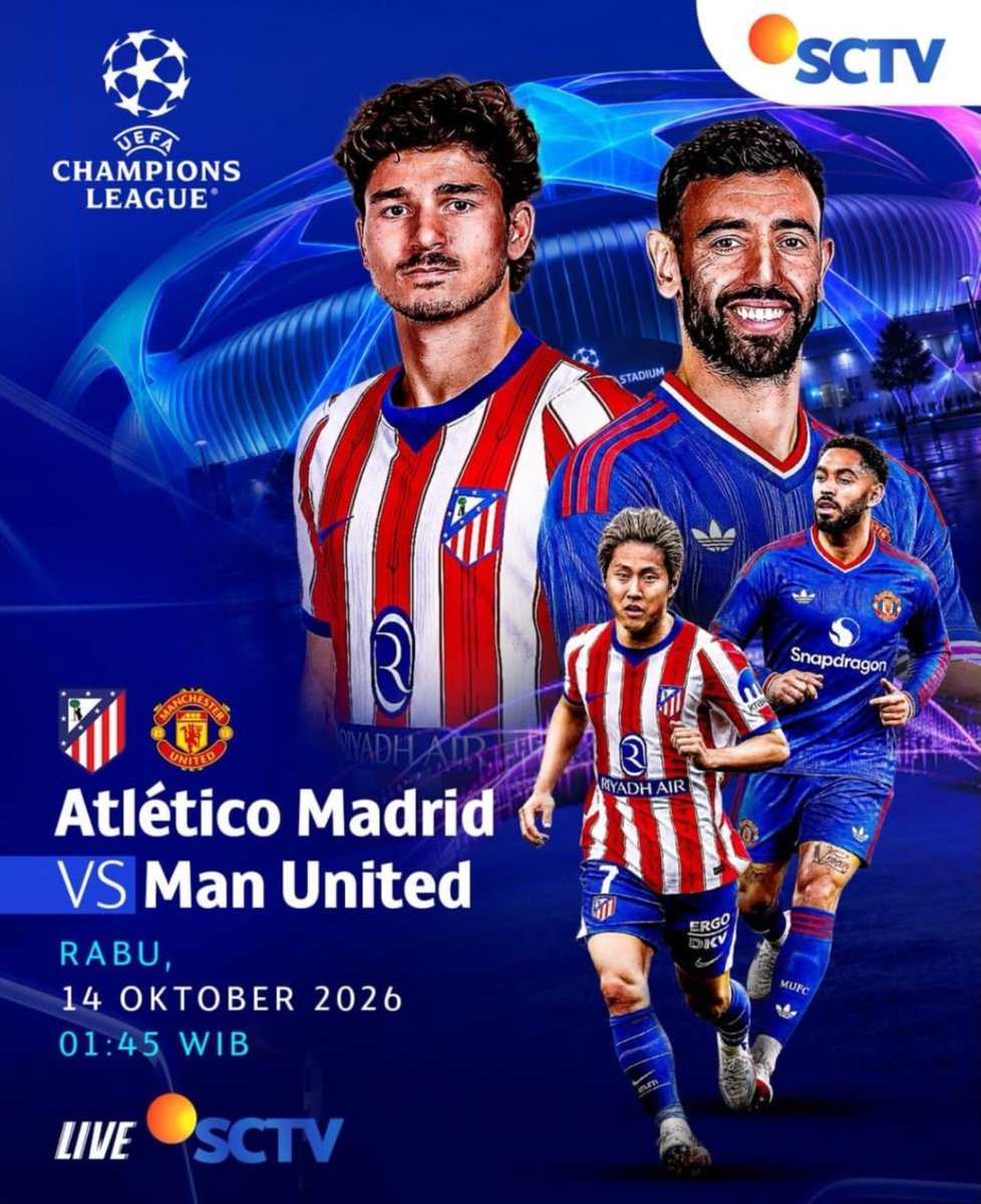 SiaranBolaLive's tweet photo. Jadwal #UCL Midweek ini https://t.co/l9YtKm56rb