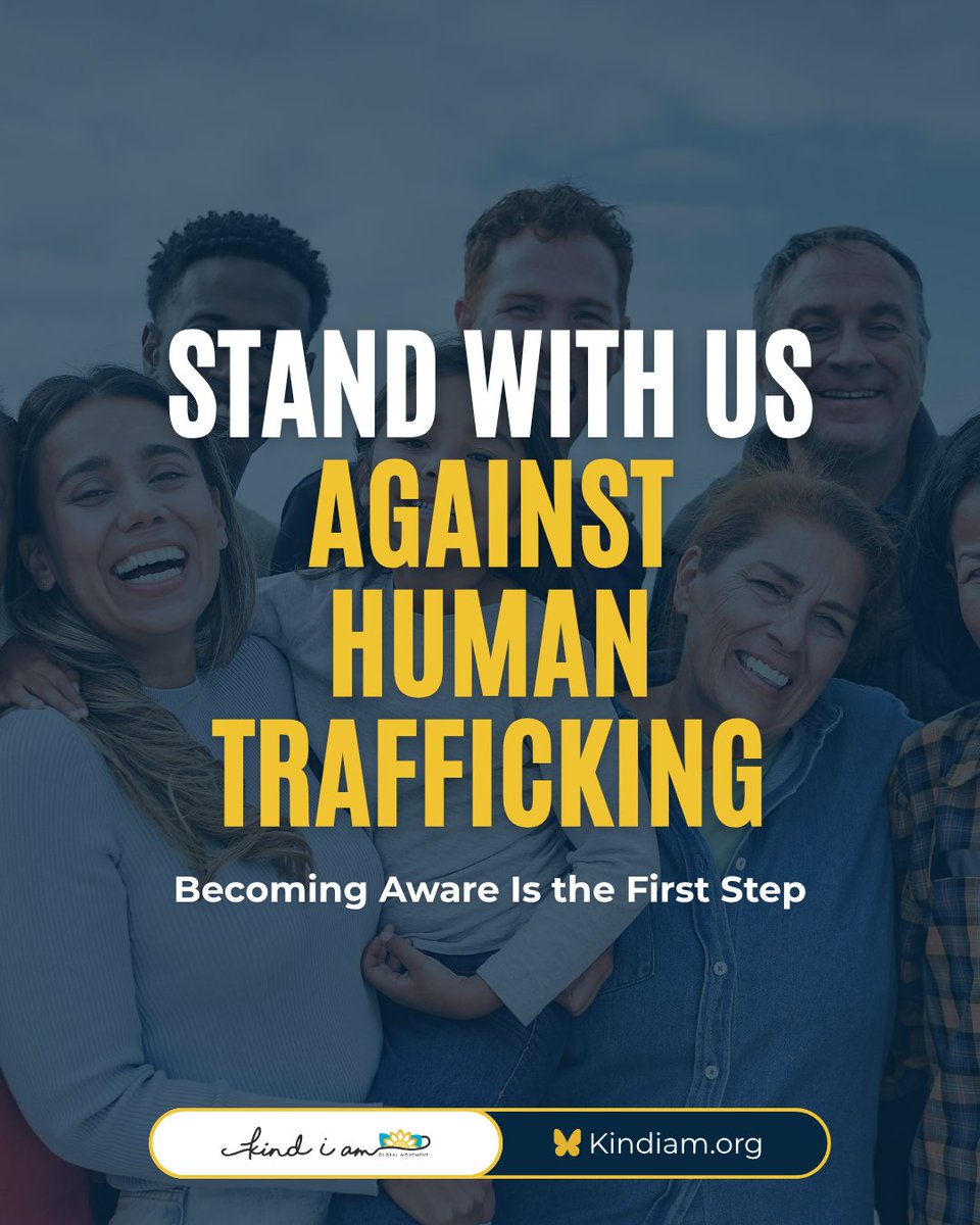 kindiammovement's tweet photo. Kind I Am supports the fight against human trafficking through Aware I Am—raising awareness, educating communities, and strengthening prevention efforts. 🚫🔗🌍

Stand with us.

🌐 https://t.co/TxNoLzHTlL

#EndHumanTrafficking #AwareIAm #KindIAm https://t.co/fyCGwUHfyT