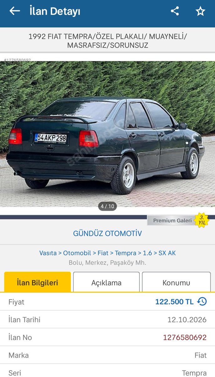 otoilan1's tweet photo. "Abiler çok param yok, tofaş yerine tempra alınır mı sizce ?

Tofaş alıp çevirmelerde etiket olmak istemiyorum , bu fiyatlara başka araba öneren varsa tavsiyeye açığım" https://t.co/0KHcTSCbgJ