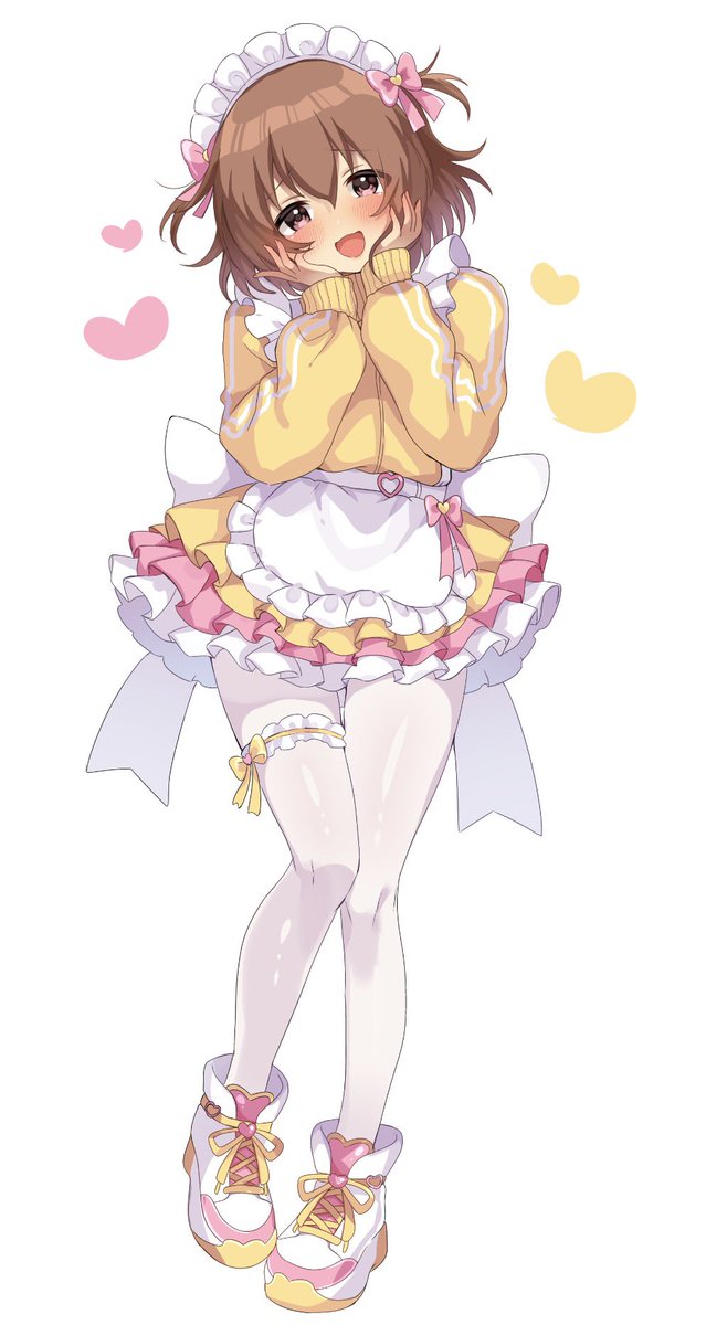 no_kon__'s tweet photo. ジャージメイド日菜子ちゃんを描きました https://t.co/jb59BeQqd2