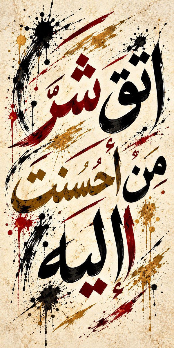 SULTAN__22__'s tweet photo. 🔥🖋️ فنّ الخط العربي… الآن بين يديك!

من العبارة إلى لوحة فنية تنبض بالحبر والإبداع! 🎨
حوّل أمثالك وحِكمك إلى لوحات خط عربي مذهلة، بلا رسومات… الكلمة هي بطلة اللوحة! 🤯🔥

🔴 الكود بين يديك:

/ARABICINKMOTIONNOART [الحق أحق أن يُتّبع] — 9:18

انسخ الكود، غيّر العبارة، وأطلق إبداعك! 🚀
جرّبه وورّونا روائعكم 👇

#الخط_العربي #فن_عربي #خط_عربي #فن #تصميم #تصميم_جرافيك #ذكاء_اصطناعي #فن_الذكاء_الاصطناعي #AIArt #ArabicCalligraphy #Calligraphy #DigitalArt #NanoBanana #GeminiAI #CreativeDesign #Art #Trending #Viral #Explore #BreakingNews #WorldNews #News #العاجل #أخبار #السعودية #الكويت #الإمارات #قطر #البحرين #عمان #الرياضة #كرة_القدم #دوري_روشن #الهلال #النصر #الاتحاد #الأهلي #FIFA #Football #Sports #DonaldTrump #Trump #BBCNews #AlJazeera #Reuters