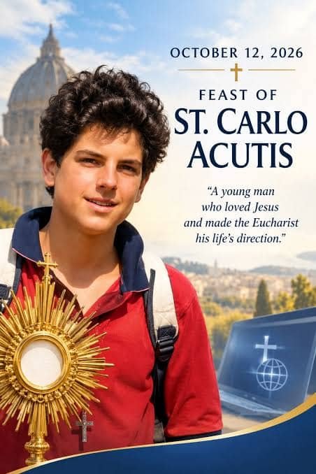 ReginaCoeliRcr's tweet photo. SAINT CARLO ACUTIS : UN MODÈLE POUR LA JEUNESSE

Kasereka Vyambithe, fidèle de la paroisse Saint-Conrad, appelle les jeunes à suivre l’exemple de Saint Carlo Acutis et à vivre leur foi de manière authentique, sans chercher à être des copies des autres. https://t.co/2hcKGUEfgq