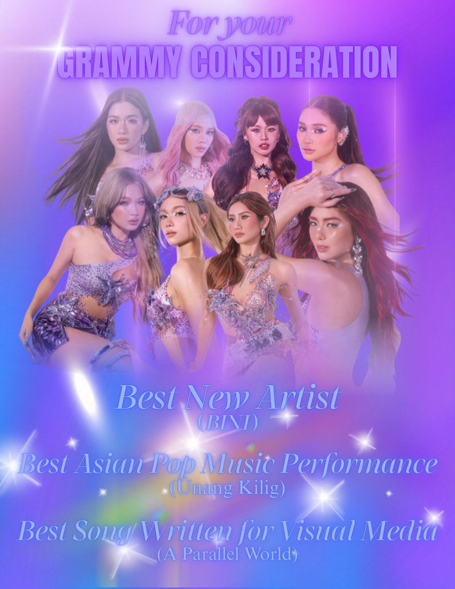 forevilevi's tweet photo. Vote BINI in NICKELODEON KIDS CHOICE AWARDS!

BINI for your GRAMMY CONSIDERATION!

Tag boosters:

#BINIForYourGRAMMYConsideration 
#BINI #GrammysFYC #BINI_UnangKilig #BINI_AParallelWorld 
#NickelodeonKidsChoiceAwards https://t.co/53qOJAxFAW