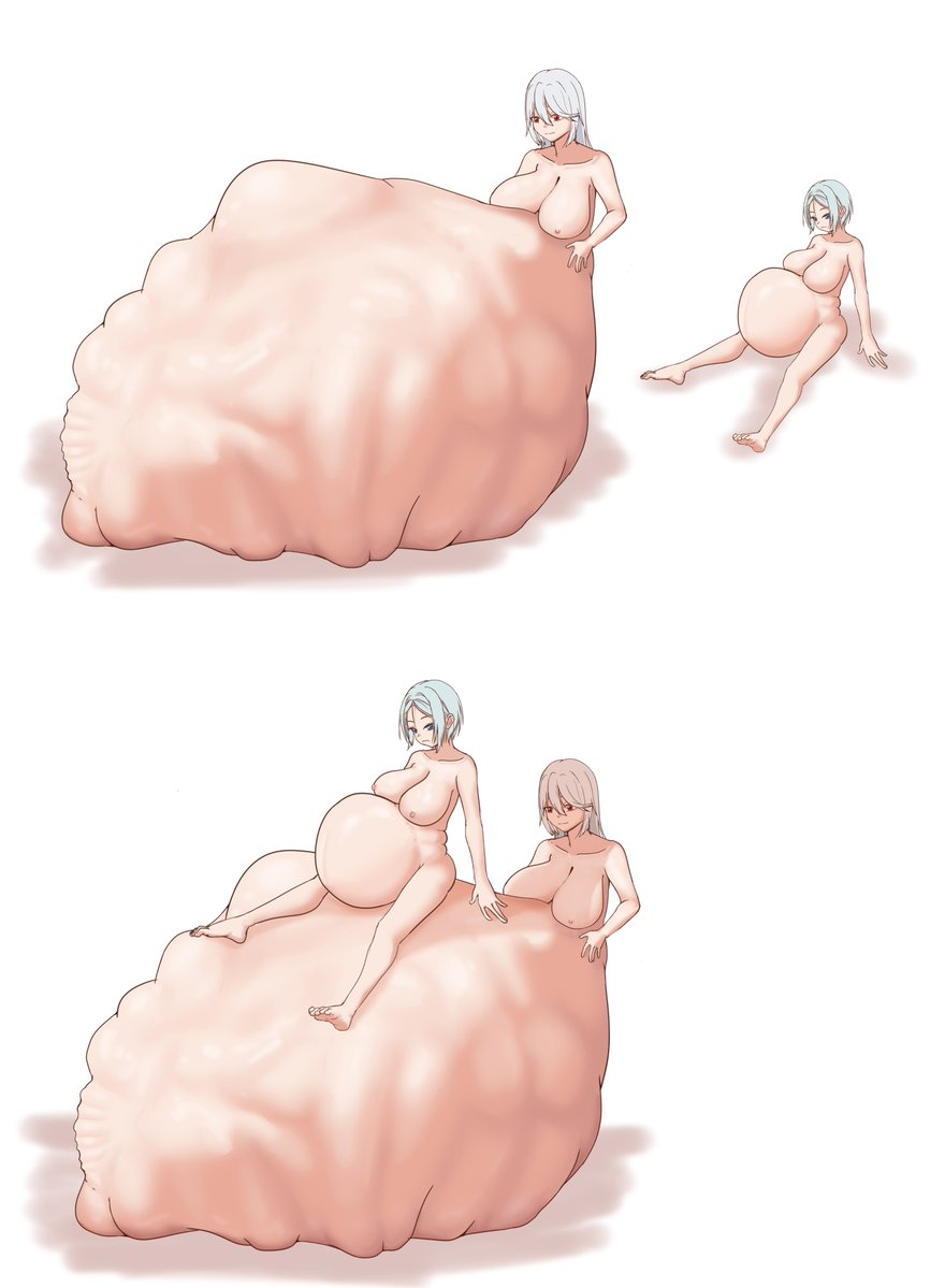 hauite950's tweet photo. Stacked bellies | hauite980 #pixiv https://t.co/w6ZZFiVH5r 
#vore #vorecommunity #pred #bellyfull #bigbelly #stuffed #stuffedbell #fullbelly #samesizevore #丸呑み #vore #ボテ腹 #pregnantart https://t.co/fXe3awfO8A
