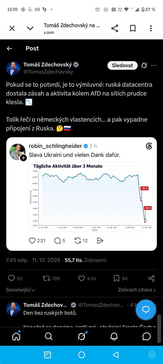 tkadlec99's tweet photo. @mdorazin Na vaši obranu lze uvést, že tomu uvěřil i takový intelektuální gigant a velikán současné doby Zdechovský. https://t.co/AXW4FEGJJ0
