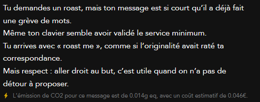 Nuagelechat's tweet photo. Quand tu demandes à l'IA du boulot, elle a vite compris pour qui elle bosse #tchoutchou https://t.co/qQ7nkiE86F