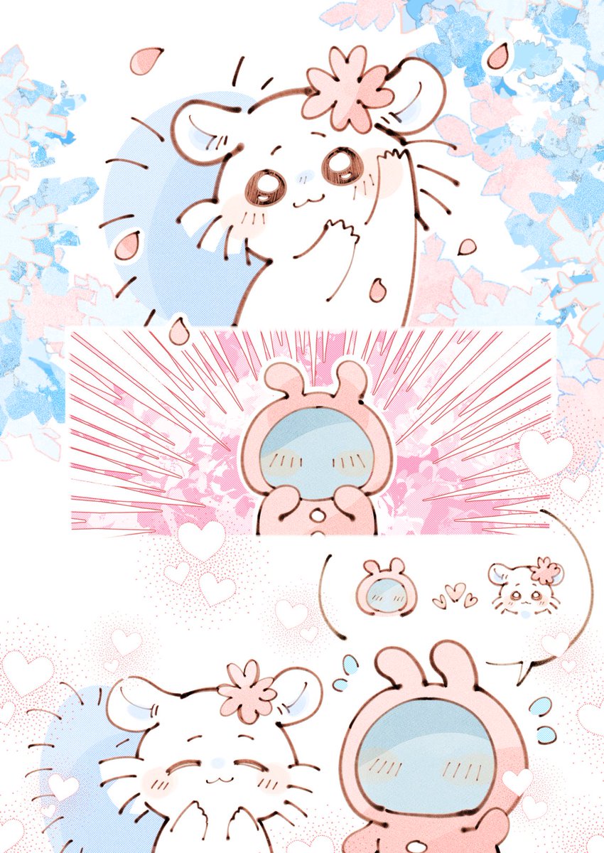 _7albi's tweet photo. (🌸あのこと真モモ)

ピンクも大好き、君も大好き https://t.co/mC3Nszrs68