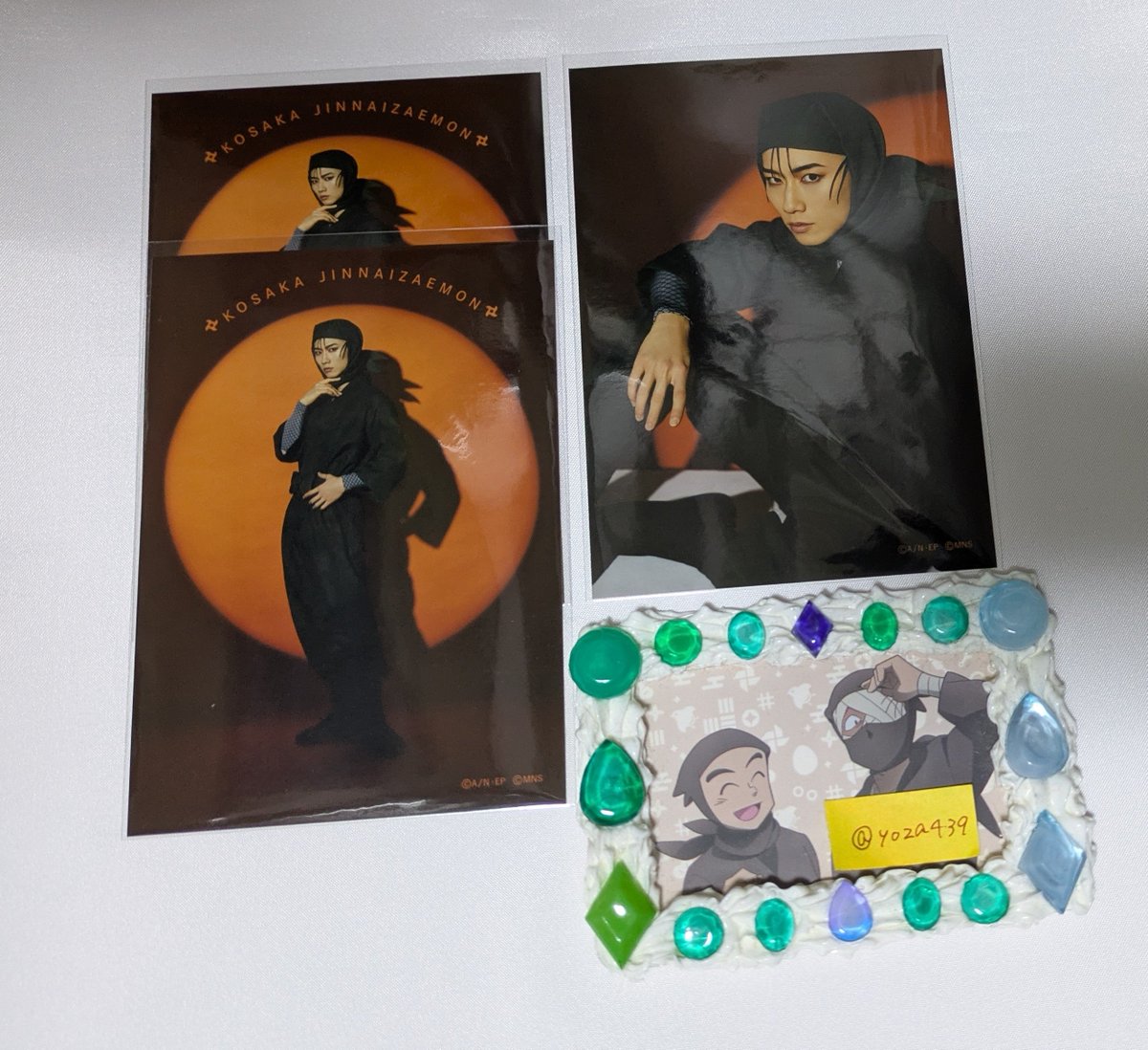yoza439's tweet photo. 忍ミュ ブロマイド コースター 交換 ランダム 忍たま乱太郎 ミュージカル 忍たま

譲) 画像のもの

求)  山本、押都、高坂(全身)
＞ 章鬼 (初演、再演)、新吉、ドクタケ伍 
コースター : タソガレドキ

※画像4枚目要確認

14日15日16日現地交換希望(その他日程相談可)
よろしくお願いいたします。 https://t.co/fj3VmY6xVQ