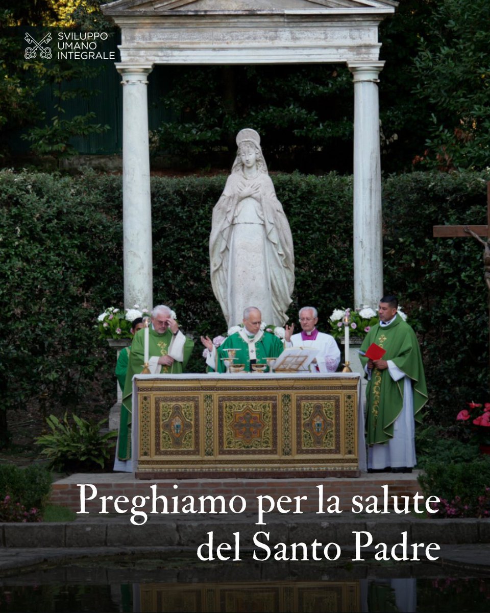 vaticanIHD_IT's tweet photo. 🙏 Signore Gesù, ti affidiamo il Santo Padre, che ha chiesto la nostra vicinanza e preghiera prima del suo imminente intervento chirurgico.
Maria, Madre della Chiesa e Salute degli infermi, proteggilo sotto il tuo manto e sii al suo fianco in ogni momento. ❤ https://t.co/llE4q5zW5Z