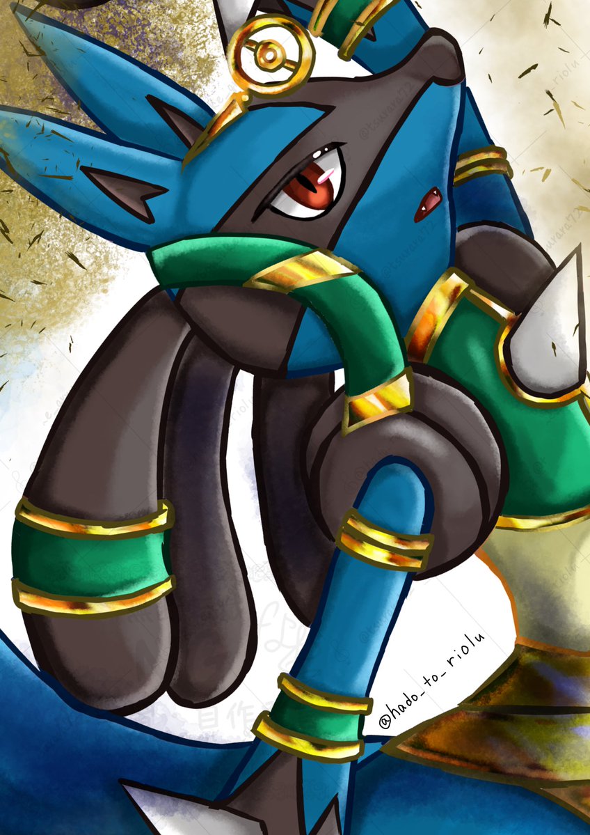 hado_to_riolu's tweet photo. 鋭く、凛々しく、美しく。

#ルカリオ いせきスタイル
受け身が描きたかった

#ポケモンイラスト ㅤ
#Pokemonfanart https://t.co/4B6Fo3lyik