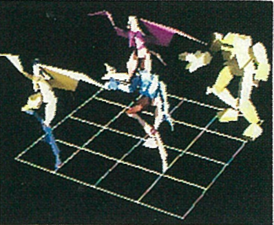 AspenVesper's tweet photo. Shin Megami Tensei: Devil Summoner prototype screenshots from around 1994, with scrapped 3D enemies. https://t.co/oX1DEAmO13