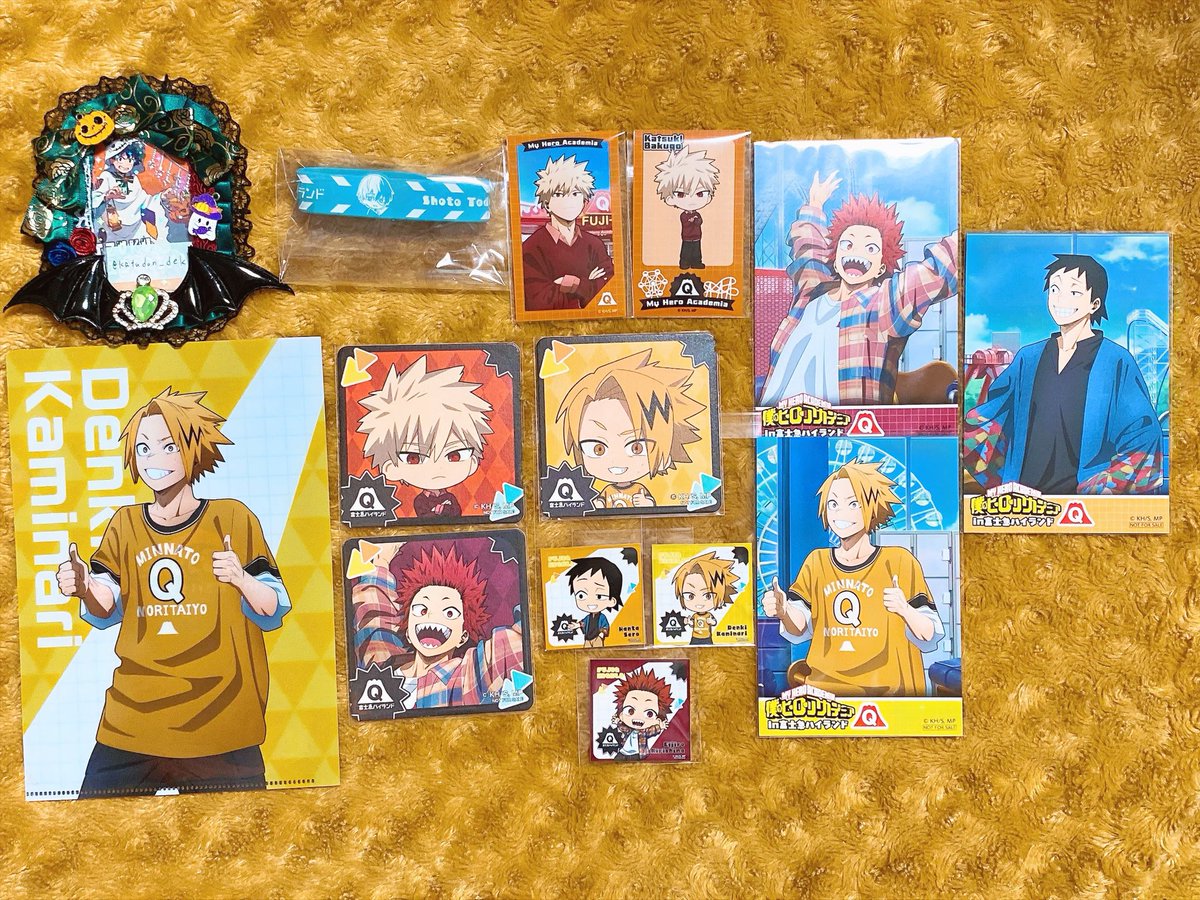 katudon_deku's tweet photo. 【交換】僕のヒーローアカデミア ヒロアカ 富士急ハイランド 富士急

譲: 画像1 爆豪くん、轟くん、切島くん、上鳴くん、瀬呂くん 各種

求:いずれも同種 緑谷出久くん

ご郵送or都内お手渡し◎
爆豪くんは切島くんor上鳴くんor瀬呂くん含むご交換最優先。
お声掛けの程よろしくお願い致します🙇‍♀️ https://t.co/BY6vZYUwLE
