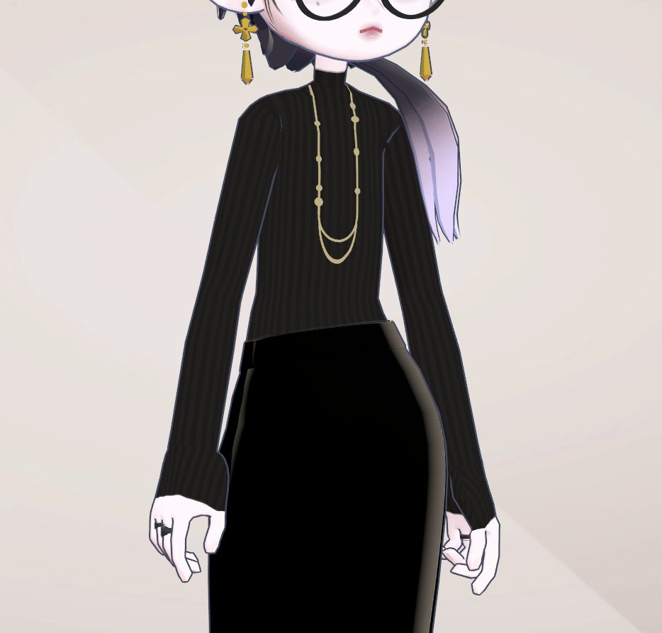 yuralitten's tweet photo. 「ロングネックレス黒インナー」をワークショップに投稿しました！

ワークショップID：3818467511
#goghOnSteam https://t.co/fWktVoeKok