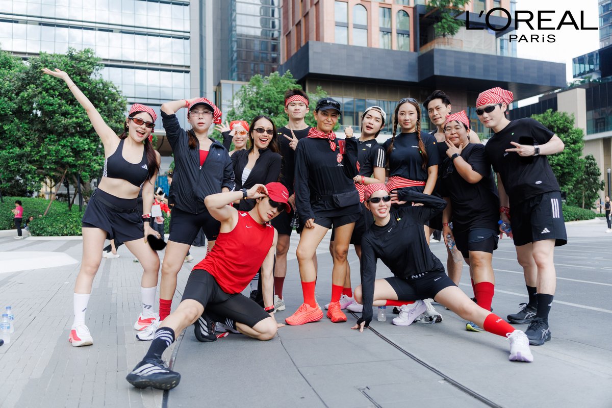 LOrealParisTH's tweet photo. 📸 รวมภาพความประทับใจจากกิจกรรม INFAILLIBLE FRESH & FIT RUN CLUB 🏃‍♂️

ขอบคุณทุกคนที่มาร่วมออกสตาร์ตความสนุกไปด้วยกัน กับการวิ่ง 5 KM พร้อมกิจกรรมสนุก ๆ และเปิดประสบการณ์งานผิวไปกับ Infaillible Fresh Wear Cushion ตลอดช่วงเช้า ✨

ขอบคุณ ‘เจมีไนน์’ @gemini_ti  L’Oréal Paris Brand Ambassador พร้อมเหล่า Influencers และพี่ ๆ นักวิ่ง ที่มาร่วมเติมพลังและสร้างสีสันให้ Run Club ครั้งนี้เต็มไปด้วยความสดใสและเอเนอร์จี้ดี ๆ ❤️
 
แล้วรอติดตามกิจกรรมสนุก ๆ จากลอรีอัล ปารีส ได้อีกเร็ว ๆ นี้

#LOrealParisTH #LOrealMakeupTH #Makeup #LOrealFreshWearCushion #คุชชั่นงานผิว #LOrealFreshandFit