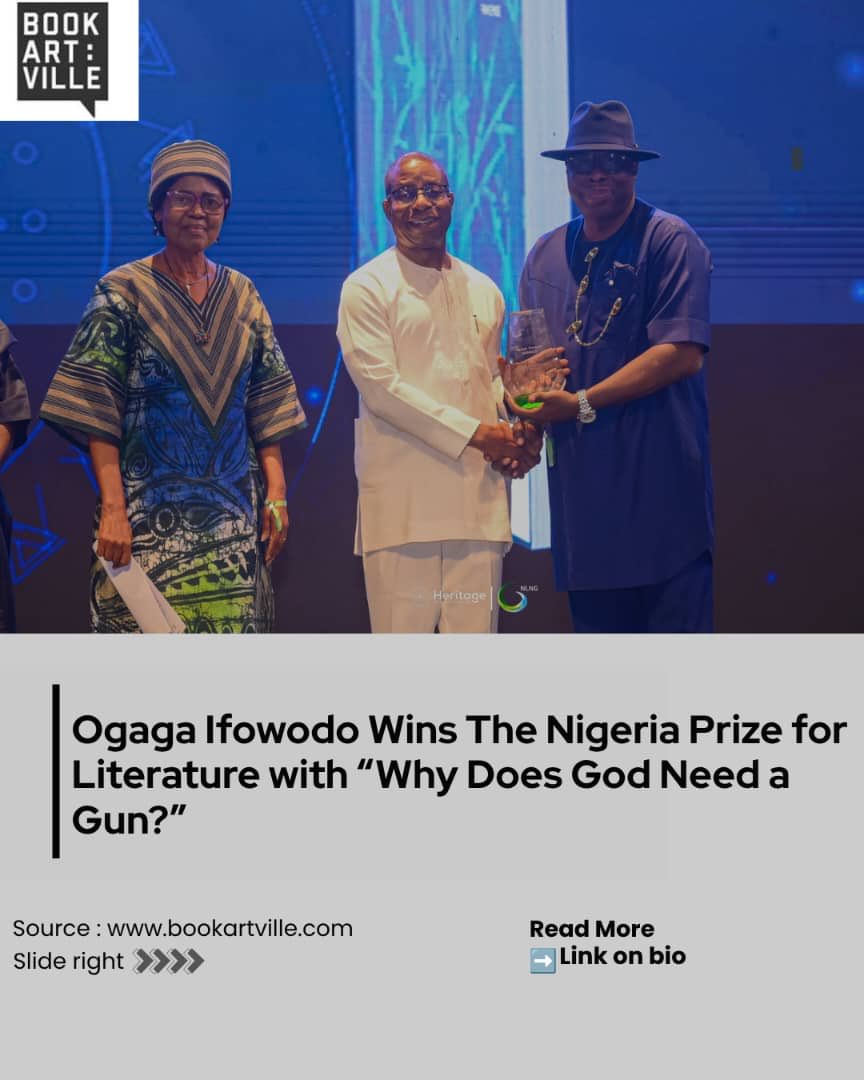 Bookartville_'s tweet photo. 🏆🇳🇬 A win for Nigerian literature! 📚

Ogaga Ifowodo clinches the Nigeria Prize for Literature with “Why Does God Need a Gun?”

Curious about the winning work? 👀 Read the full story via the link in our bio!

#BookArtVille #NigeriaPrizeForLiterature #NigerianLiterature Lagos https://t.co/plHyVwYGUv