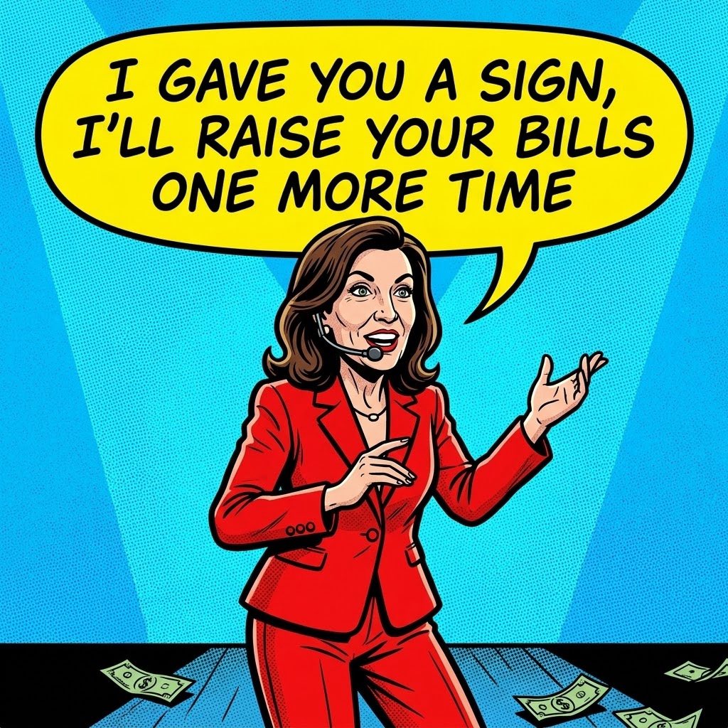 LarrySharpe's tweet photo. Under Hochul New York has continued to lose about 100,000 people a year. Every new spending plan she proposes seems like it's a sign for thousands of New Yorkers to leave.
Larry is fighting to keep people in New York State and not have the taxes and regulations drive them out. With the help of Robert Barnes, he is going to court to get ballot access. The donation link is in the comments. Thanks.