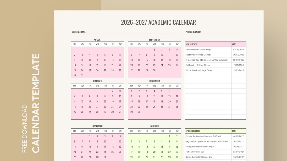 gdoc_io's tweet photo. Academic Calendar Semester Schedule Free Google Docs Template. Can be used free of charge for business, education, and personal use.
Get free → https://t.co/3OHJJIyQOE
#gdoc #googledocs #academiccalendar #semesterschedule #semestercalendar #calendartemplate https://t.co/gaVp9QjCms