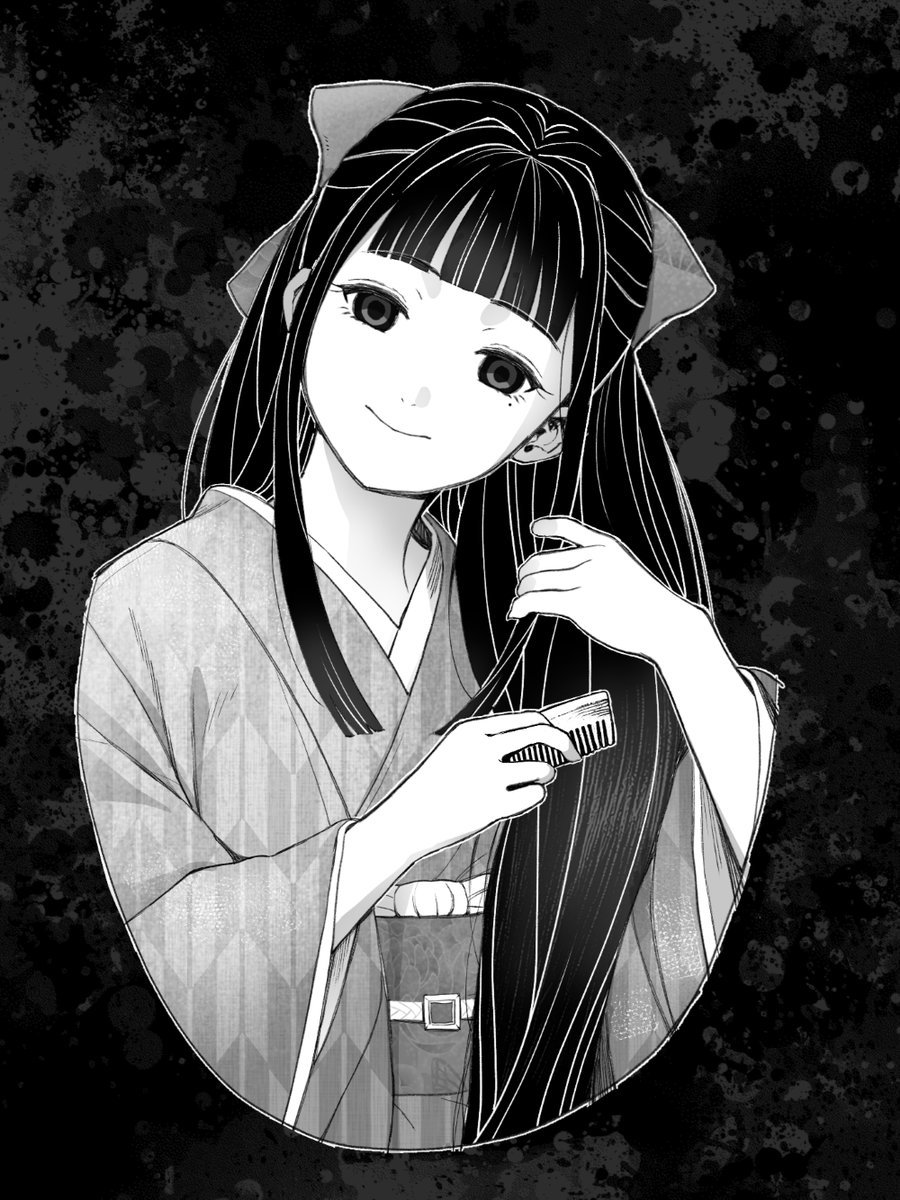 yama_ga_kuru's tweet photo. 進捗　目のハイライトを消したら意味深になっちゃった沙代ちゃん https://t.co/KUZTCUvXn9