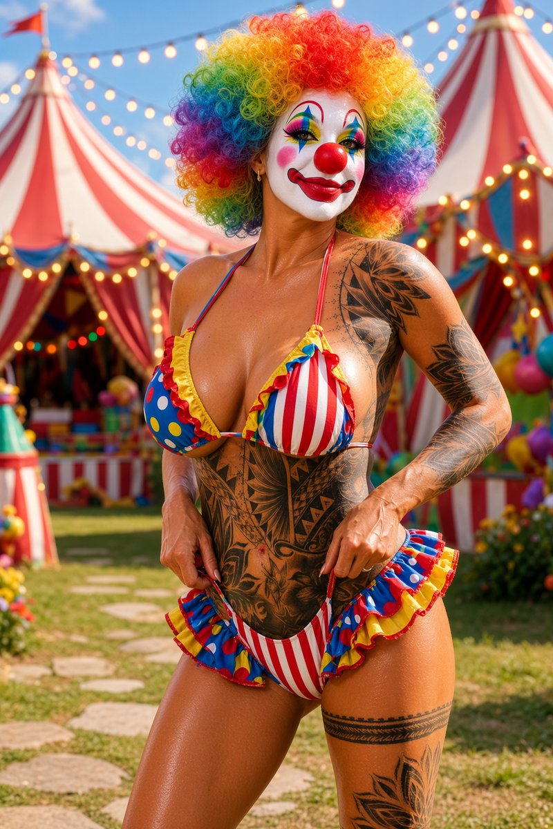 AuroraMstar's tweet photo. 🖤 Likes &amp; comments are my favorite currency. 💲

#altgirl #tattoogirl #model #crazygirls #polishgirl #model #viral #halloween #clown #costume #cosplay https://t.co/ptbeTrfoUz