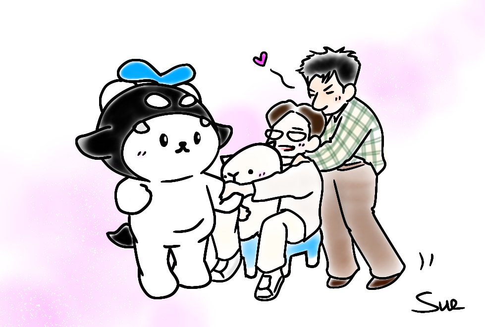 wearethebirdmen's tweet photo. かわいい家族☺️💙🩷 https://t.co/gjWOczZmr8