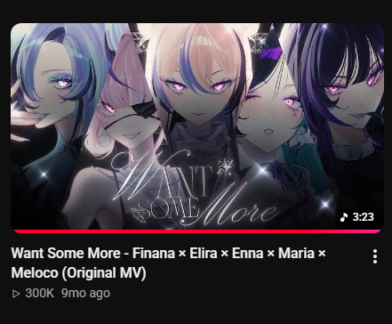 FinanaRyugu's tweet photo. Thank you everyone for 300K+ on Want Some More!!! 🥳🎉
MV: https://t.co/A2fvaHpkgy https://t.co/WbpHPaSYkx