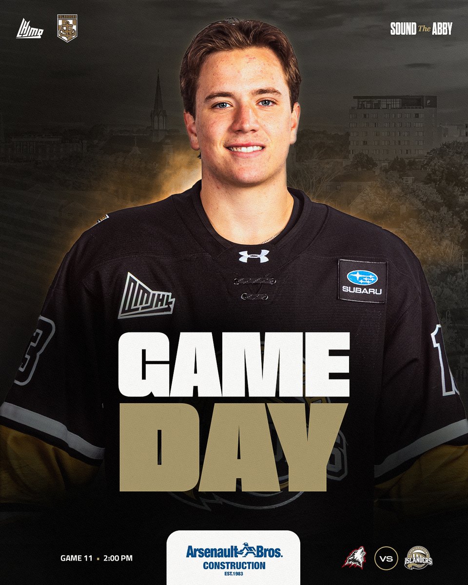IslandersHKY's tweet photo. See you this afternoon🍗

⏰| 2:00 p.m.
📍| Eastlink Centre
🆚| @HuskiesRn 
📺| @FloHockey 
📻| https://t.co/6iUi3eYzNO

#gobblegobble https://t.co/IrZKbIGZ7b