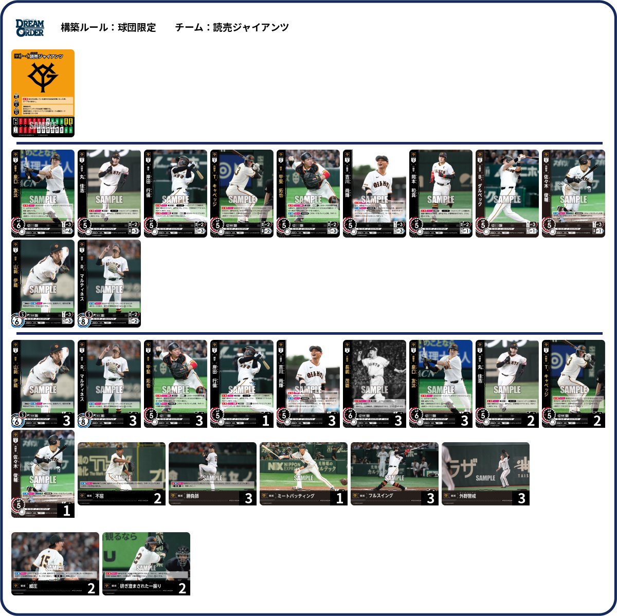ドリオ非公認大会3-0優勝！
#ジャイアンツを救いたい
https://decklog.bushiroad.com/view/17NWS4（画像1/1）