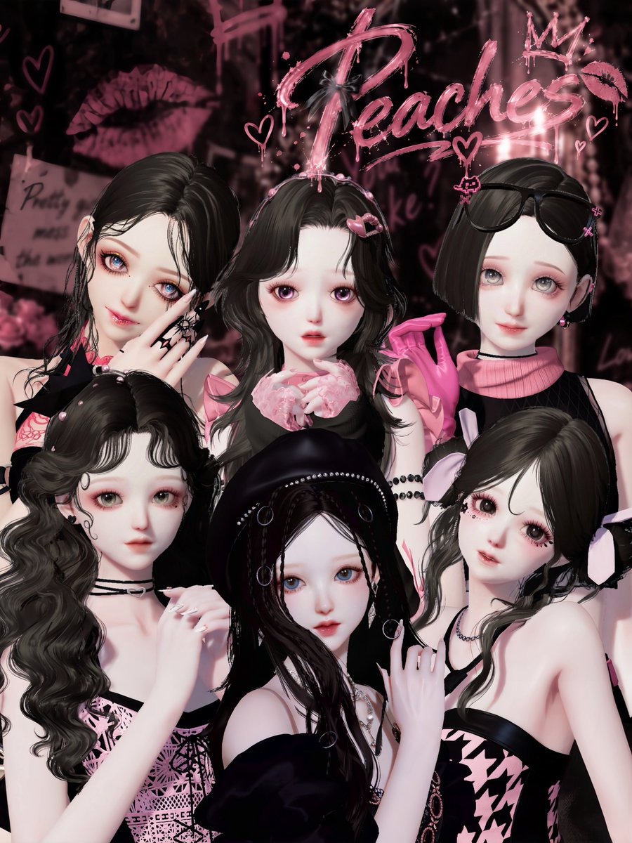 p_ach_kira's tweet photo. ⋈・。・。⋈・。・。⋈・。・。⋈

𓊆  P e a c h e s 🎀 𓊇

 ⚡︎ PINK ✖️ BLACK ⚡︎

⚠︎ AI背景使用してます ⚠︎

🎀

#ももちゃんずの記録 
#キラパラ #きらめきパラダイス 

⋈・。・。⋈・。・。⋈・。・。⋈ https://t.co/3QEn3WRC9D