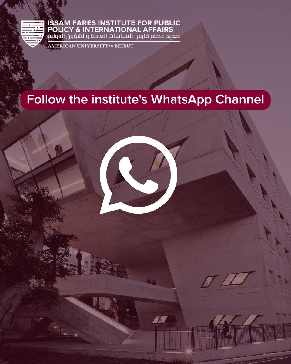 ifi_aub's tweet photo. 📢 Stay connected with us on WhatsApp!

Get the latest news, events, publications, and announcements directly on your phone! 📲

Follow the institute's WhatsApp Channel to stay informed and never miss an update.

🔗https://t.co/403SL1teIA https://t.co/3SzgDbj71j