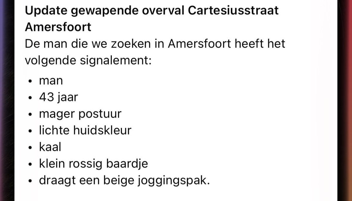 Gewapende Overval op Gezondheidscentrum in Amersfoort
