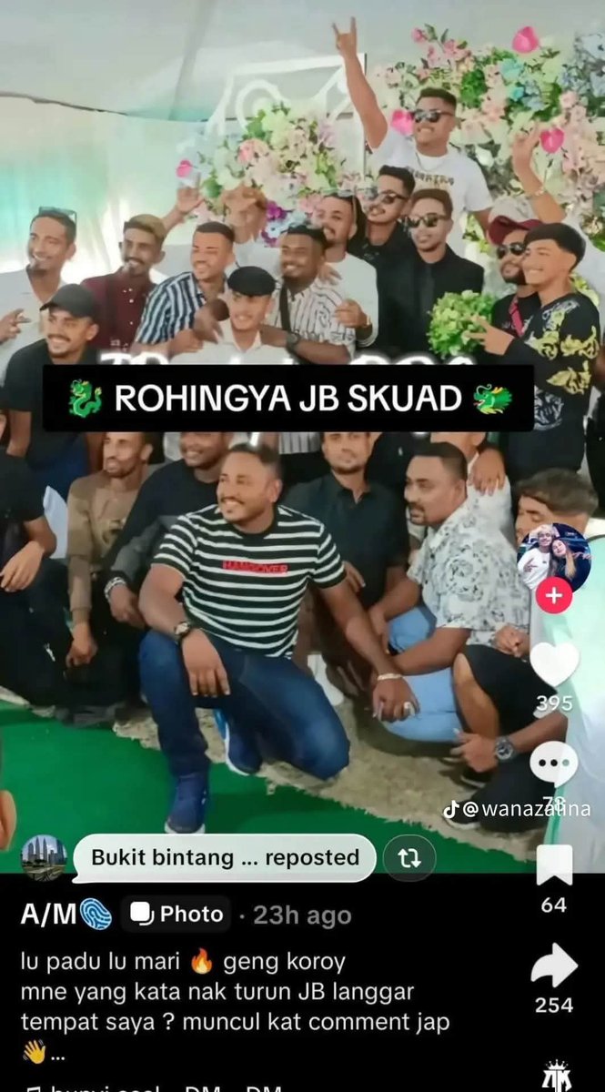 update11111's tweet photo. Wah ROHINGYA dah ada skuad siap cari abang koroy lagi. Bahaya betul pelarian boleh ada skuad cari warga negara ! https://t.co/TDmcGPSweM