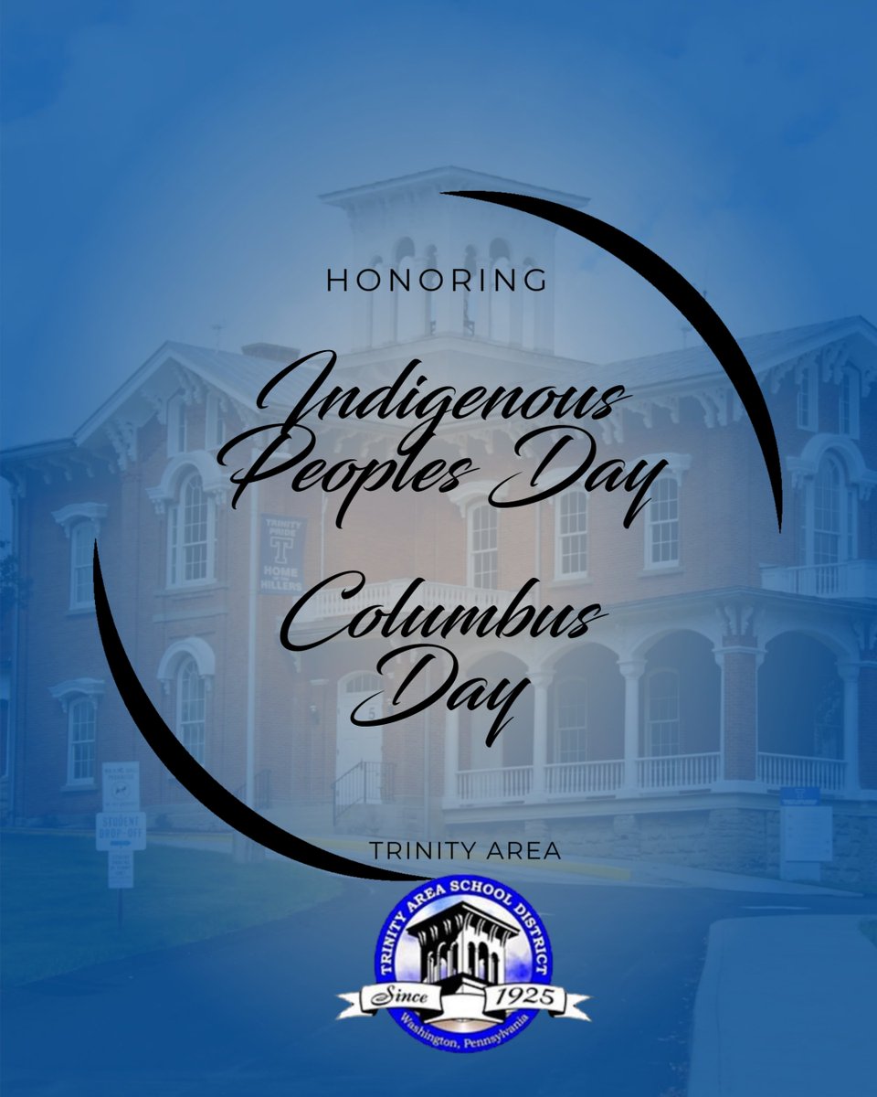 TrinityAreaSD's tweet photo. Happy Indigenous Peoples' Day/Columbus Day! https://t.co/Y5dSYgGxMy