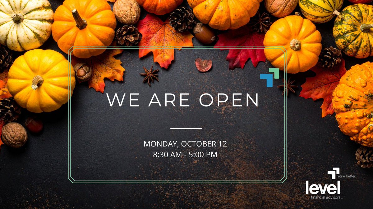 LevelFinancial's tweet photo. We are open! https://t.co/NlmpAtqXpb