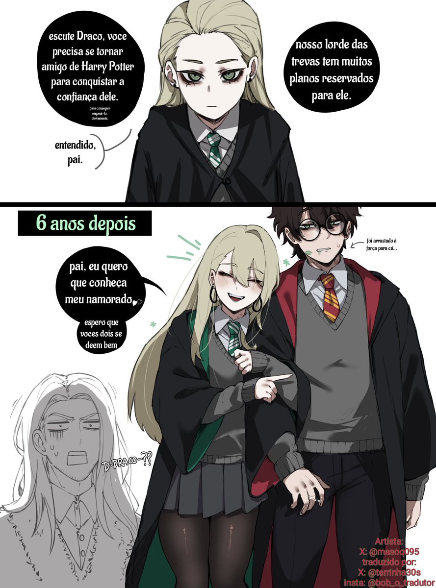terrinha30s's tweet photo. ARTISTA: @masoq095 
#malfoy #malfoyd #harrypotter #dracomalfoy #comic #femmalfoy https://t.co/5n8kYZN7D8