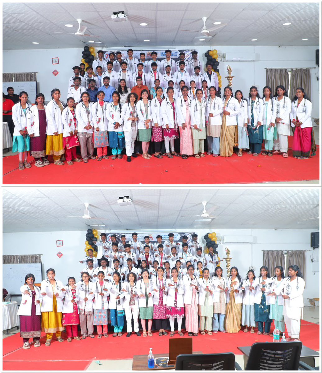 sahsvmrfsalem's tweet photo. The Department of Physician Associate, SAHS, VMRF-DU, Salem, celebrated the 59th National Physician Assistant Day 2026 on 6th October 2026 ....
#physicianassociates #celebration #59thnationalPAday #physicianassistantstudent #workshop #OBGYNCare #HandsOnLearning https://t.co/Ma5PFoecZG