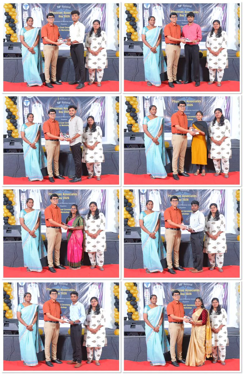 sahsvmrfsalem's tweet photo. The Department of Physician Associate, SAHS, VMRF-DU, Salem, celebrated the 59th National Physician Assistant Day 2026 on 6th October 2026 ....
#physicianassociates #celebration #59thnationalPAday #physicianassistantstudent #workshop #OBGYNCare #HandsOnLearning https://t.co/Ma5PFoecZG