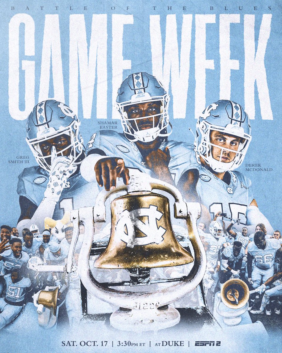 UNCFootball's tweet photo. IT’S DUKE WEEK https://t.co/z8c0Gfbhp5