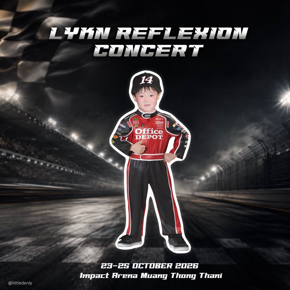 littledenly's tweet photo. ✶◟# pls kindly rt 
━  baby nnutdan  standy 🏎️ 🏁 ⁺ 

date  : 23 - 25 oct | time : tba 
location  : impact arena 

🕹️ อย่าลืมแวะมาถ่ายรูปกับน้าทกันน้าคั้บบ 

#LYKNReflexionConcert  
#nnutdan  #LYKN https://t.co/3qnJxumiOw