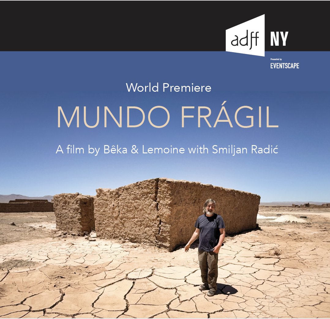 javiparada's tweet photo. Hoy es el estreno mundial de Mundo Frágil, de @bekalemoine junto a Smiljan Radić, en el @MuseumModernArt de Nueva York.
Una road movie por Chile que retrata a una de las voces más singulares de la arquitectura contemporánea. 
La película abre el ADFF.
https://t.co/g6nY9g7Pzx https://t.co/jOSgPolh3m