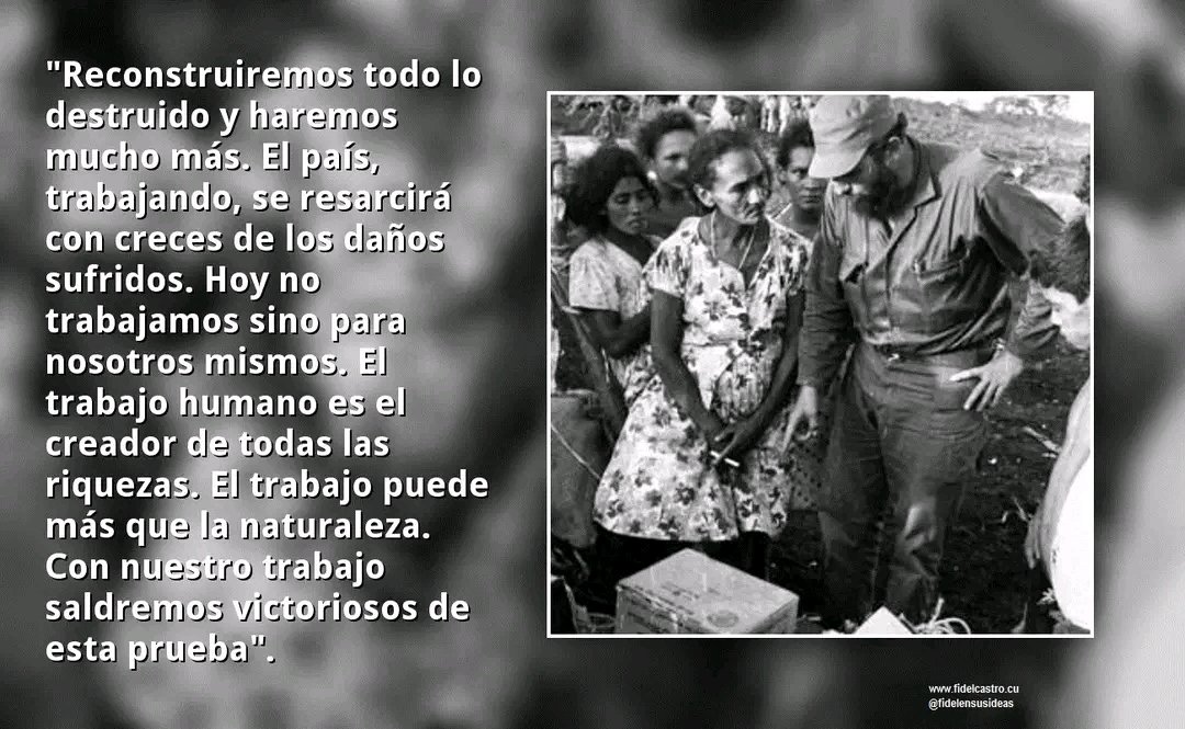 Ediangarcia88's tweet photo. 12 de octubre de 1963, #FidelCastro dirige comunicado a todo el país relacionando las víctimas y daños causados por el ciclón que durante varios días azotó las provincias de Camagüey y Oriente, causando enormes pérdidas materiales y de vidas humanas. #SomosContinuidad https://t.co/aLSE5fDv8T