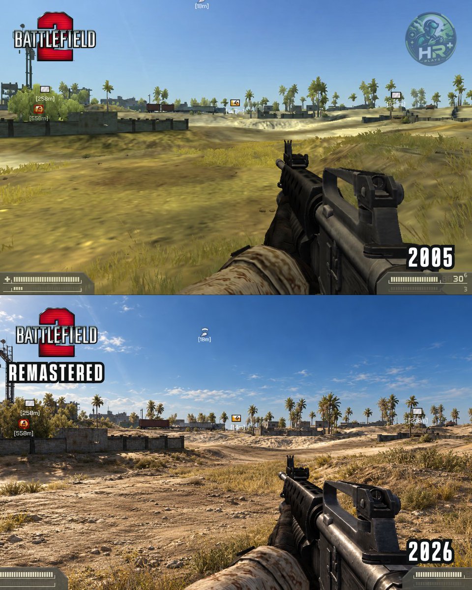hrplays7's tweet photo. 🔥 Battlefield 2 is getting a second life, more than 20 years after its original release.

After eight years of reverse engineering, developer LifeCoder is nearing the release of an unofficial open-source revival of the classic 2005 Battlefield game.

The project aims to bring Battlefield 2 to modern PCs with multiplayer support, compatibility with existing mods, and planned support for Windows, Linux, and macOS.

The source code is expected to be made available on GitHub, although there's still no confirmed release date.

It's not an official remaster, but for longtime Battlefield fans, this could be a great reason to revisit one of the series' most iconic games.

Who still remembers playing Battlefield 2 back in the day? 🫡

👉 Follow HR Plays for more Battlefield news, gameplay, and updates.

#Battlefield2 #Battlefield #BF2 #GamingNews
